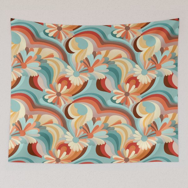 Item preview, Groovy 70's Theme Pattern #7 designed and sold by CareToCanvas.