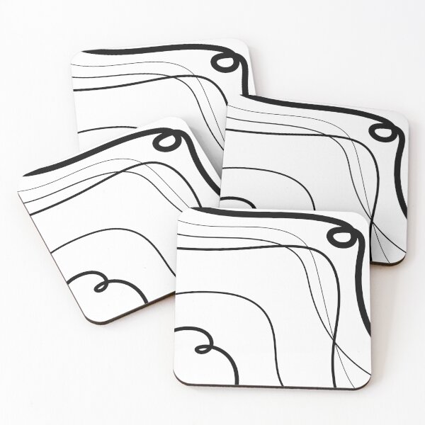 Item preview, Line art Geometric Pillows case  designed and sold by minimalizy.