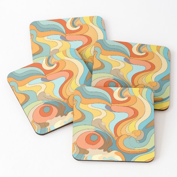 Item preview, Groovy 70's Theme Pattern #8 designed and sold by CareToCanvas.