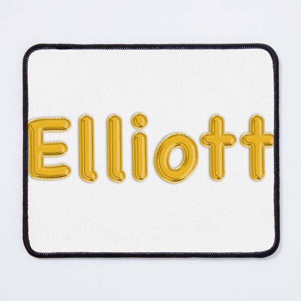 Item preview, Golden Balloon Foil Elliott Name Label designed and sold by NormadWorld.