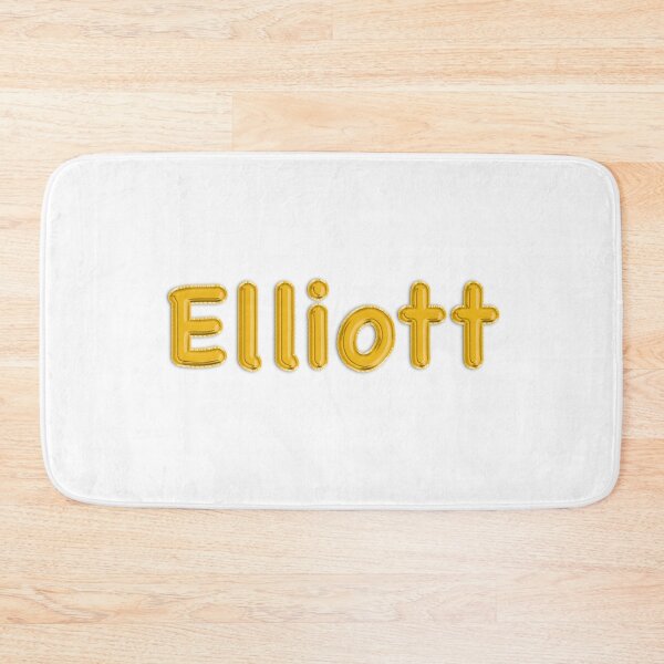 Item preview, Golden Balloon Foil Elliott Name Label designed and sold by NormadWorld.