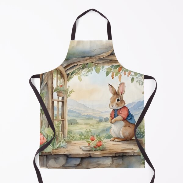 Item preview, Rabbit on windowsill with rustic cottage house style designed and sold by Jayjaynaenae.