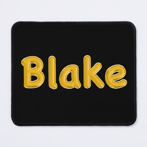 Item preview, Golden Balloon Foil Blake Name Label - (Black) designed and sold by NormadWorld.