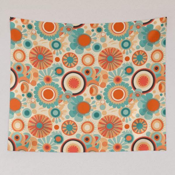 Item preview, Groovy 70's Theme Pattern #10 designed and sold by CareToCanvas.