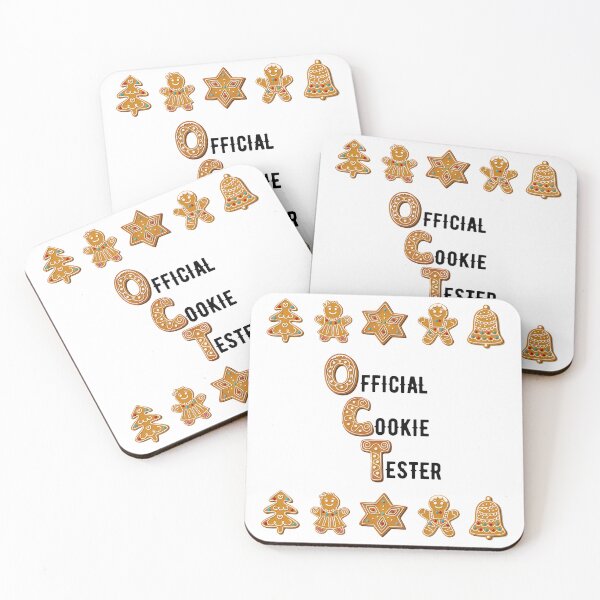 Item preview, Official Cookie Tester Gingerbread Holiday Border designed and sold by MochaMeli.