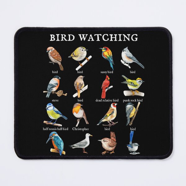 Item preview, Bird Watching Funny Bird Nerd Bird Identification designed and sold by MyThirdFavorite.