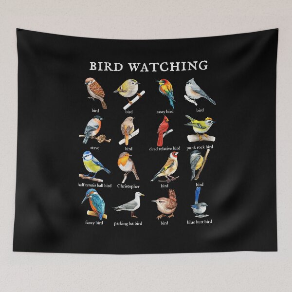 Item preview, Bird Watching Funny Bird Nerd Bird Identification designed and sold by MyThirdFavorite.
