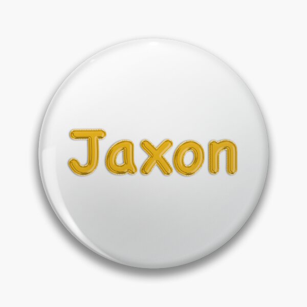 Artikelvorschau, Jaxon-Namensschild aus goldener Ballonfolie entworfen und verkauft von NormadWorld.