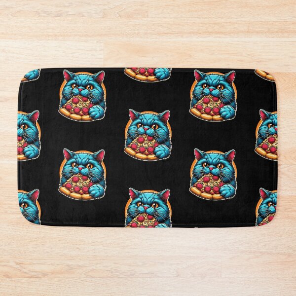 Item preview, Cute Cat eating Pizza designed and sold by melvtec.
