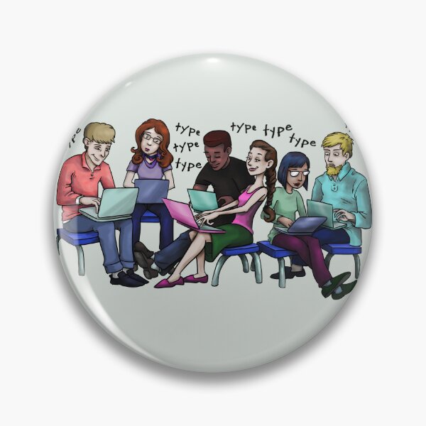 Item preview, Writers typing, Codex logo designed and sold by Abby Goldsmith.