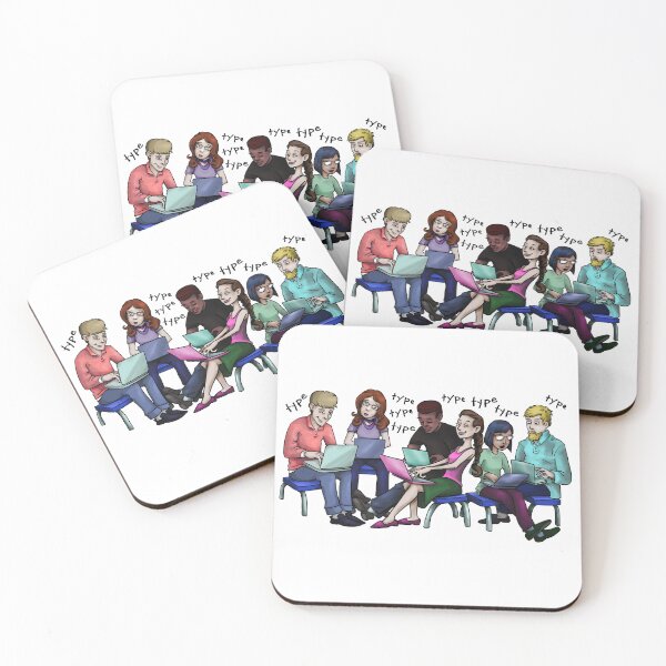Item preview, Writers typing, Codex logo designed and sold by Abby Goldsmith.