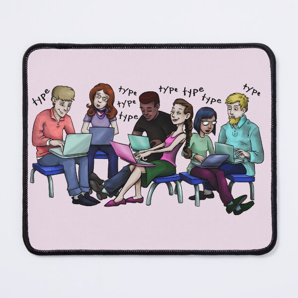 Item preview, Writers typing, Codex logo designed and sold by Abby Goldsmith.