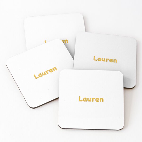 Item preview, Golden Balloon Foil Lauren Name Label  designed and sold by NormadWorld.