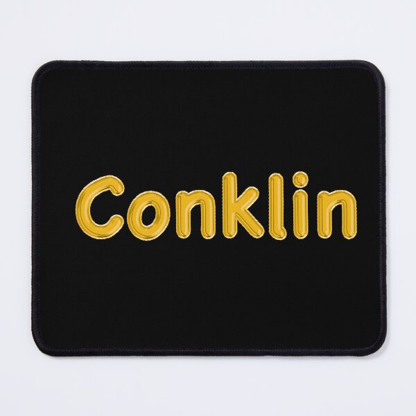Item preview, Golden Balloon Foil Conklin Name Label - (Black) designed and sold by NormadWorld.