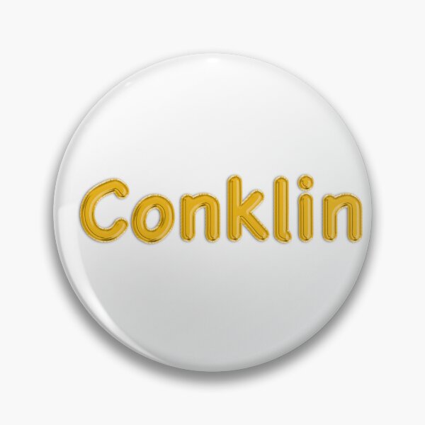 Item preview, Golden Balloon Foil Conklin Name Label designed and sold by NormadWorld.