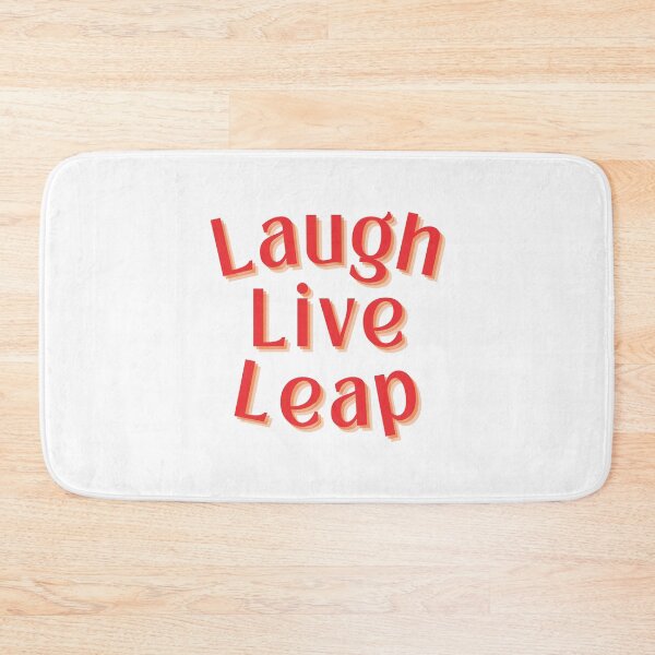 Item preview, Laugh Live Leap -  Motivation inspiration quotes designed and sold by EXproRIMENT.