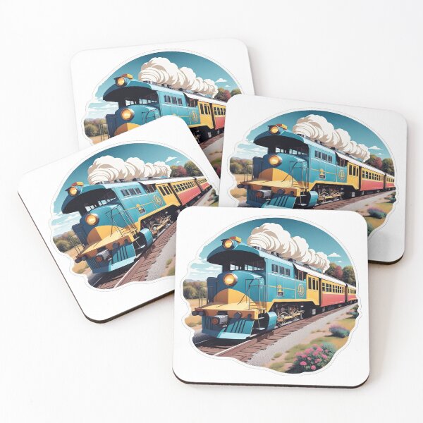Item preview, Colorful Train Locomotive  Design designed and sold by Bilisik.