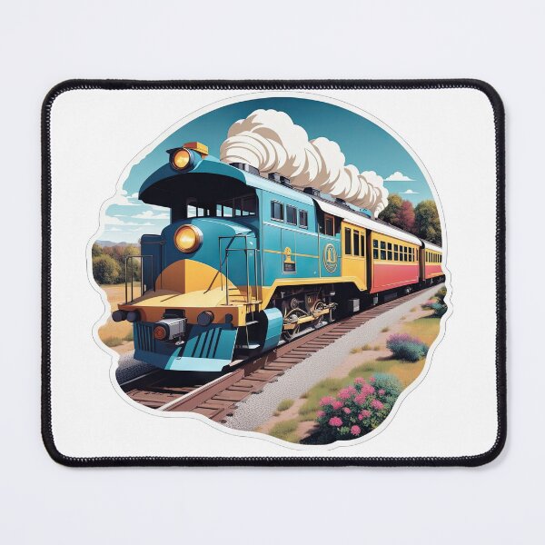 Item preview, Colorful Train Locomotive  Design designed and sold by Bilisik.