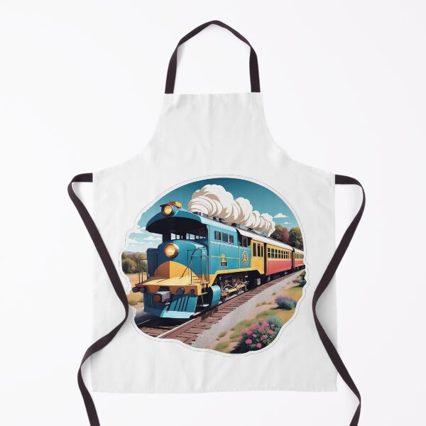 Item preview, Colorful Train Locomotive Design designed and sold by Bilisik.