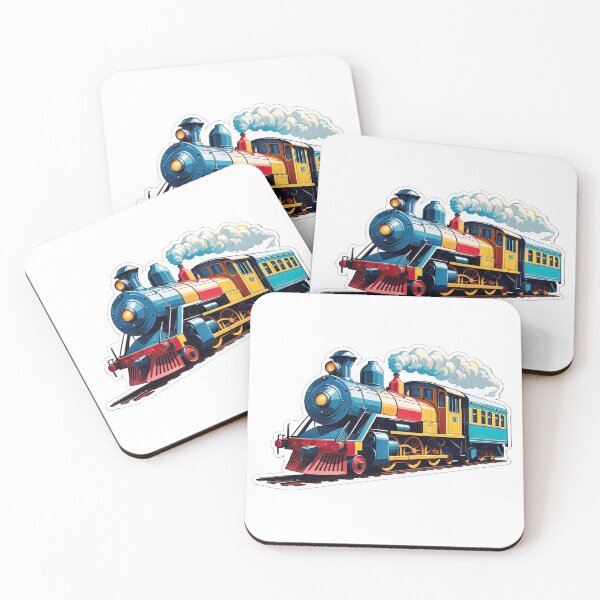 Item preview, Colorful Train Locomotive  Design designed and sold by Bilisik.