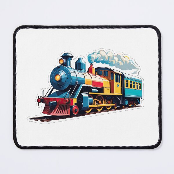 Item preview, Colorful Train Locomotive Design designed and sold by Bilisik.