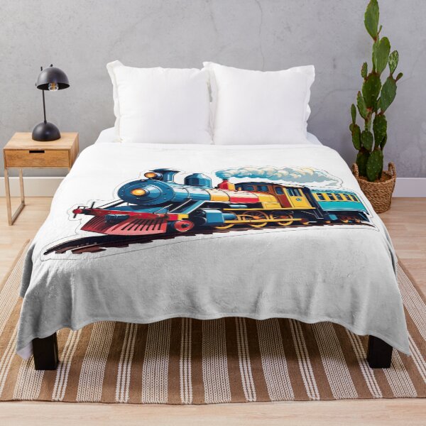 Item preview, Colorful Train Locomotive Design designed and sold by Bilisik.
