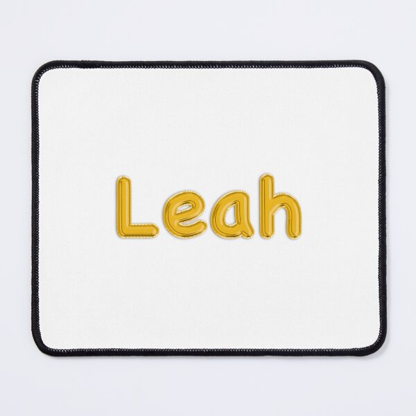 Item preview, Golden Balloon Foil Leah Name Label designed and sold by NormadWorld.