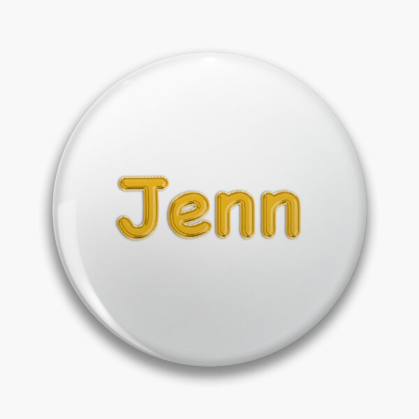 Item preview, Golden Balloon Foil Jenn Name Label designed and sold by NormadWorld.