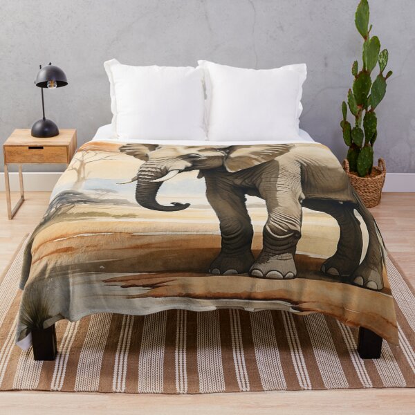 Item preview, 004 Cute Elephant in a Serengeti Scene designed and sold by Alexis Art Collection.