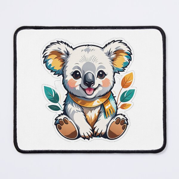 Item preview, Colorful Smiling Koala Cub designed and sold by Bilisik.