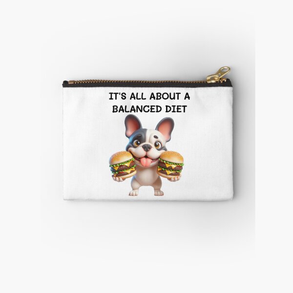 Item preview, French Bulldog Balanced Diet designed and sold by TwoPotatoes.