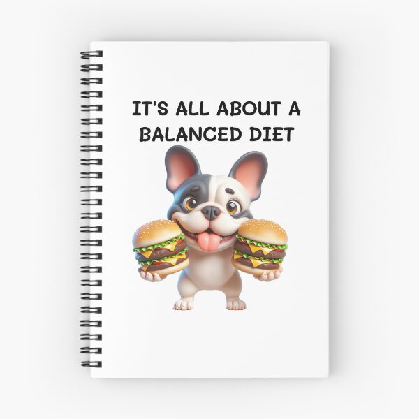 Item preview, French Bulldog Balanced Diet designed and sold by TwoPotatoes.