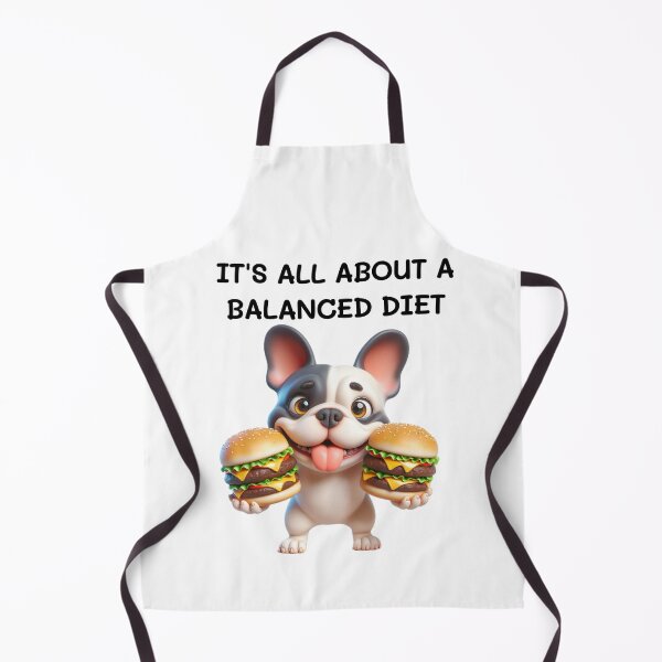 Item preview, French Bulldog Balanced Diet designed and sold by TwoPotatoes.