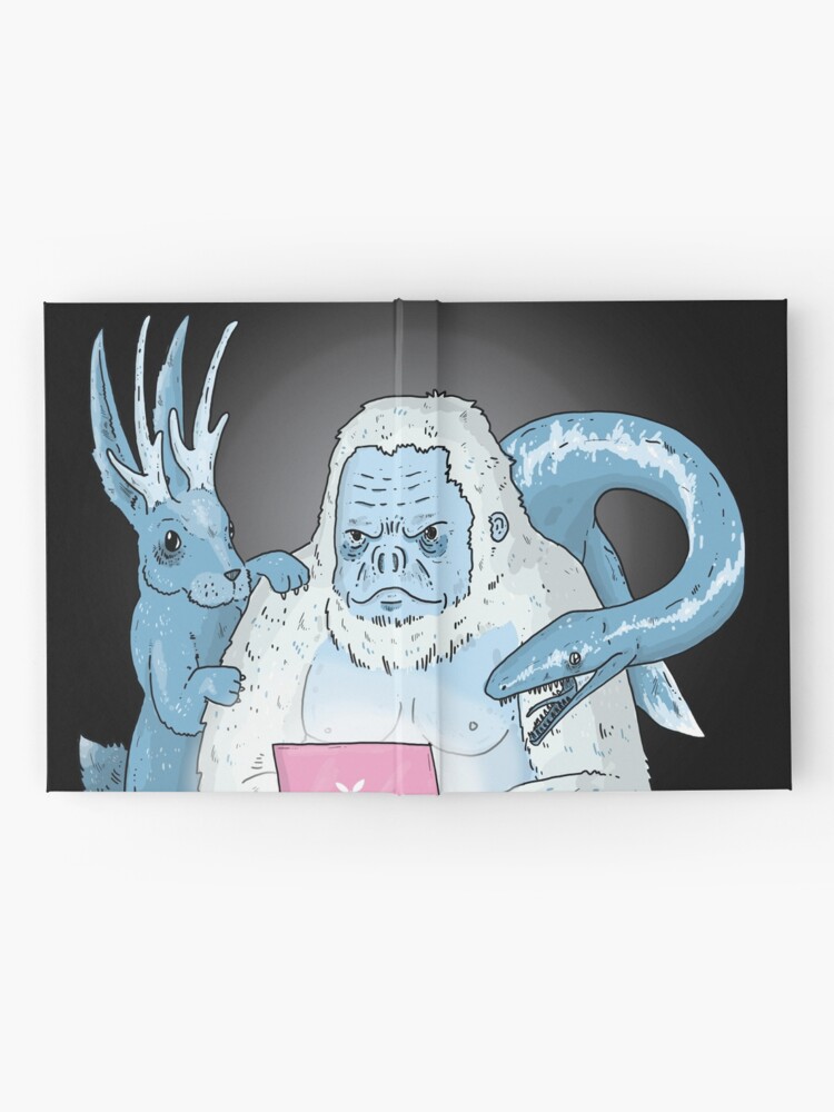 Alternate view of Logo Free Art Cryptid Addicted Hardcover Journal