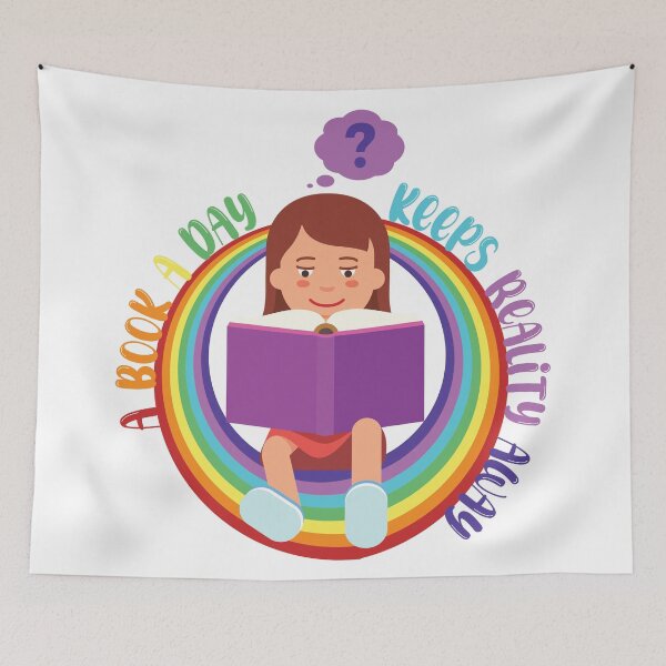Item preview, A Book A Day Keeps Reality Away designed and sold by designerpriti.