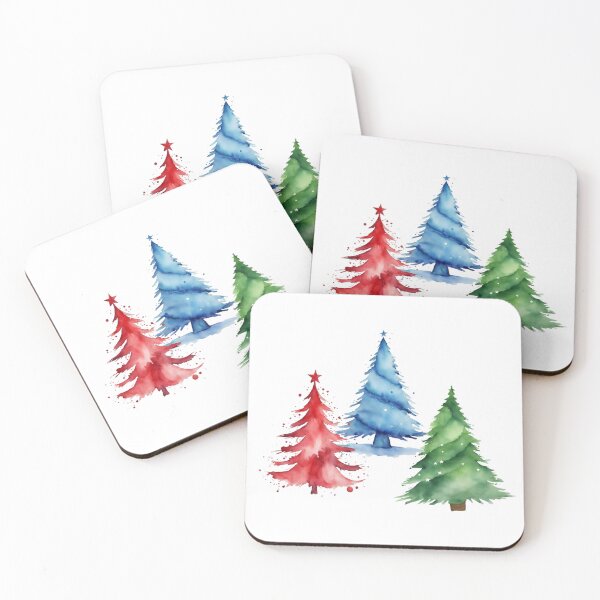 Item preview, Watercolor Christmas TREE-O designed and sold by GypsyGarou.