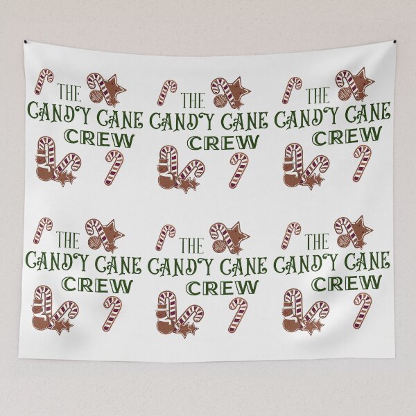 Item preview, Gingerbread Candy Cane Crew Green designed and sold by MochaMeli.