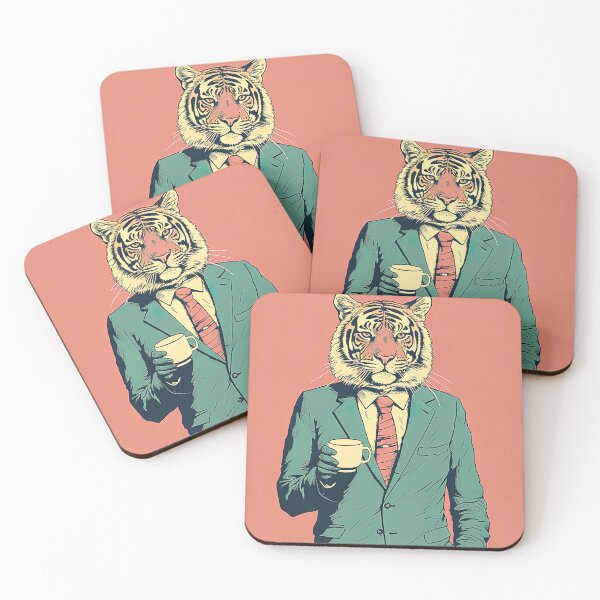 Item preview, The Tea Party of Viscount Sharpclaw designed and sold by Retro Type.