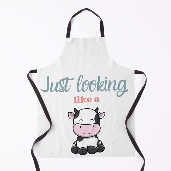 Item preview, Discover the charm of 'Just Looking Like a Cow' with our whimsical collection on Redbubble! Perfect for adding a touch of humor and lighthearted fun to your daily life. designed and sold by digitalsbyannnn.