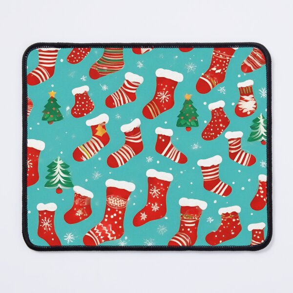 Item preview, Christmas Socks Pattern designed and sold by DigiDreamyArt.