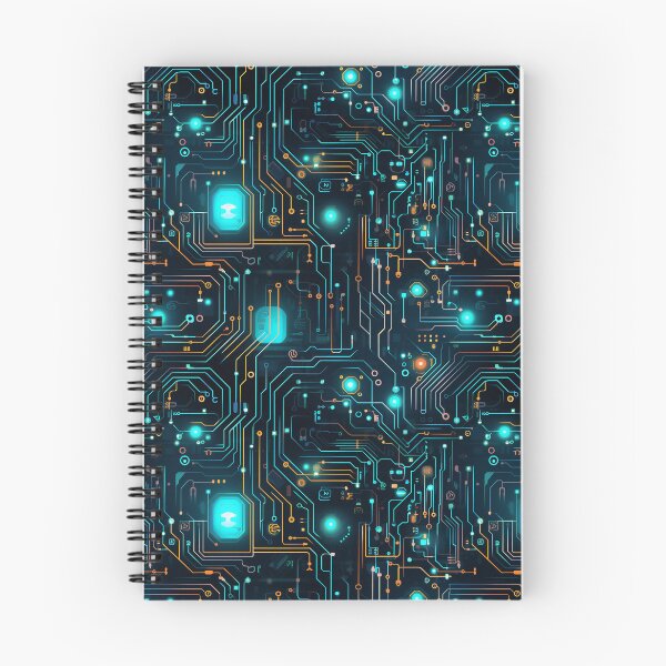Item preview, Blue Circuit Board Electronic Pattern designed and sold by NikkofTime.