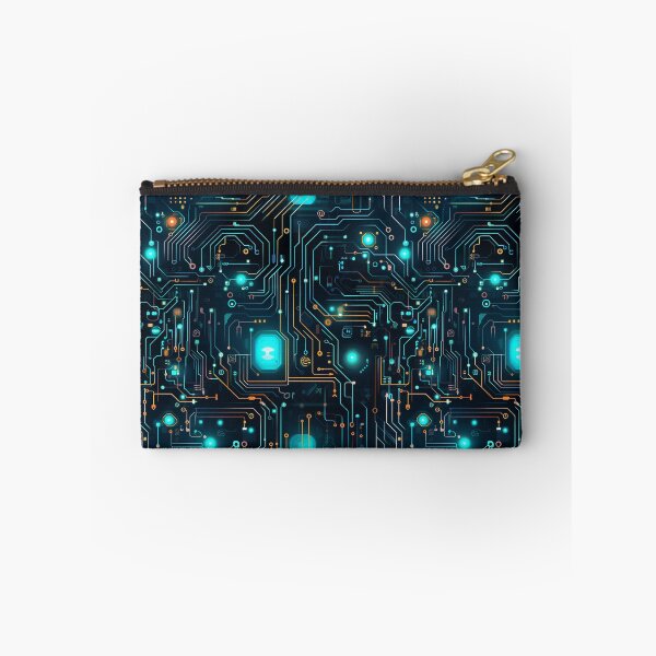 Item preview, Blue Circuit Board Electronic Pattern designed and sold by NikkofTime.
