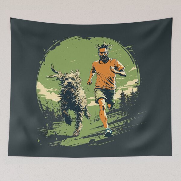 Item preview, Running With Dog designed and sold by Hisirdoux.
