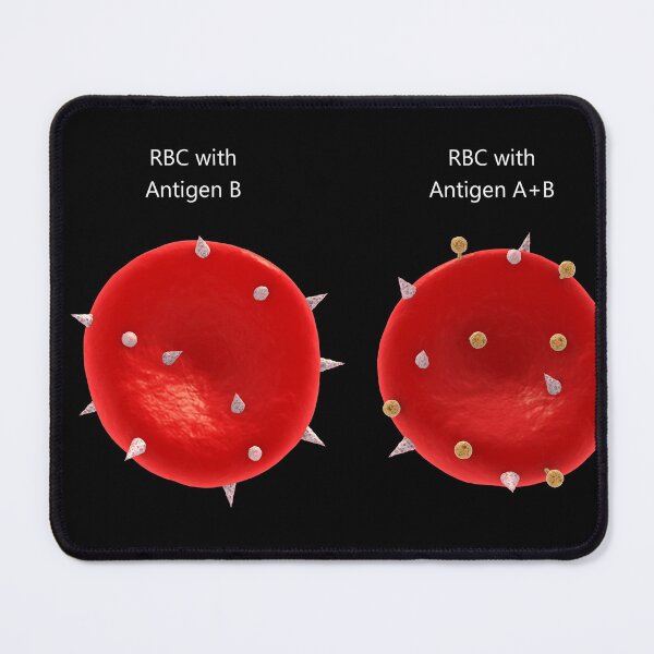 Item preview, STK701239H-Blood group antigens on the red blood cell membrane. designed and sold by StocktrekImages.