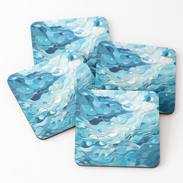 Item preview, blue water pattern  designed and sold by SkyEditor.