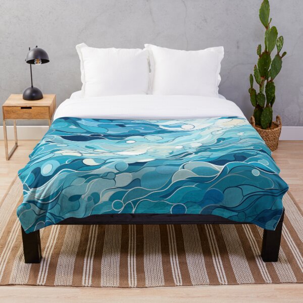 Item preview, patrón de agua azul designed and sold by SkyEditor.