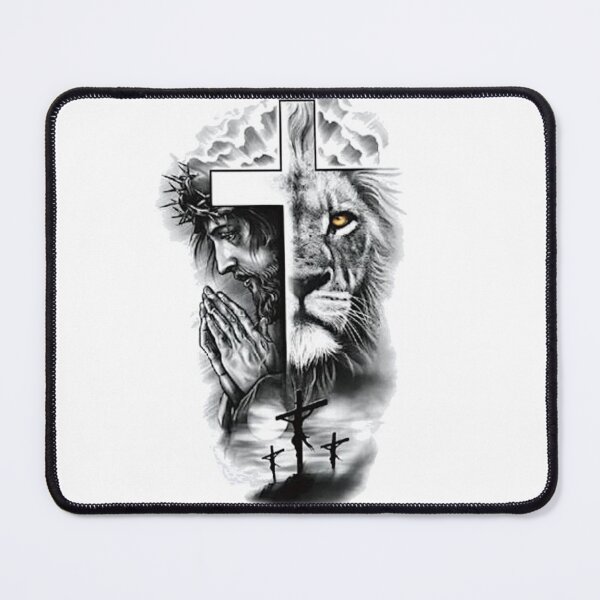 Item preview, Jesus cross Lion designed and sold by alienfashionnow.