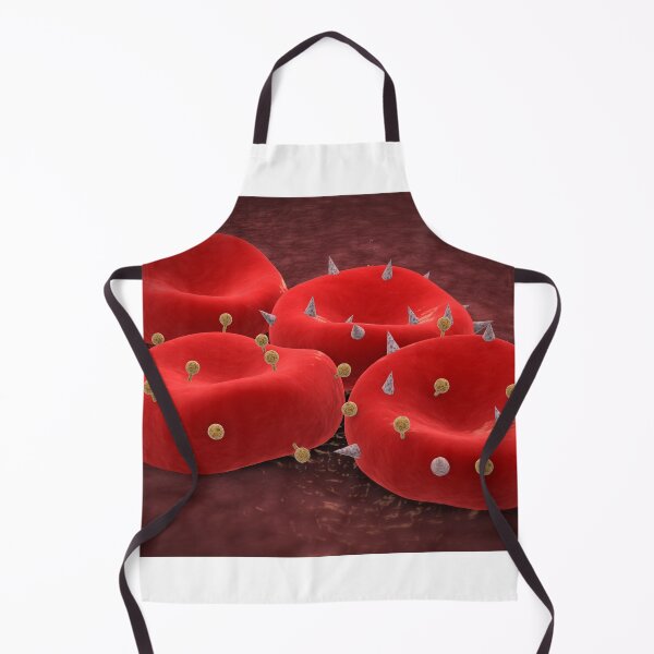 Item preview, STK701240H-Red blood cells with antigens. designed and sold by StocktrekImages.
