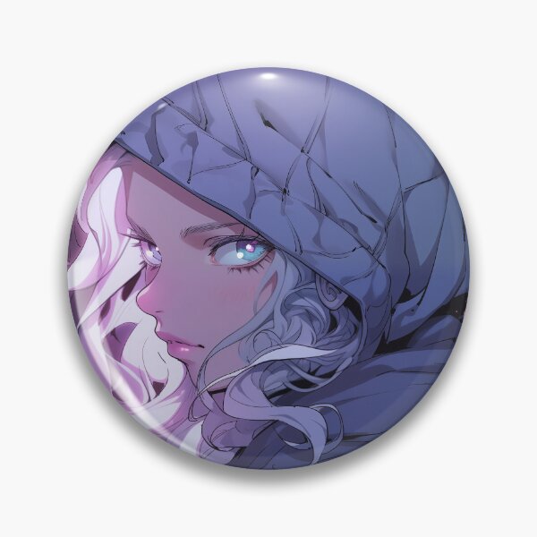 Item preview, Enigmatic Anime Girl designed and sold by ArtsyChaosArt.