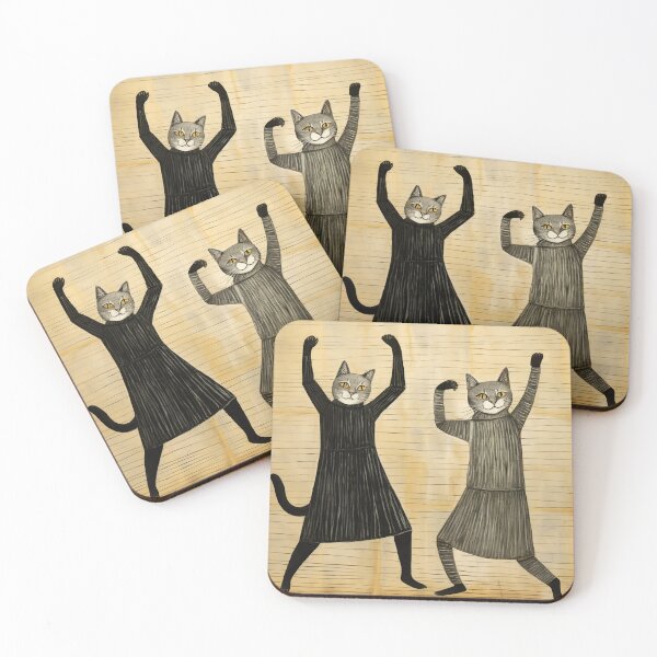 Item preview, dancing cats designed and sold by ururuty.